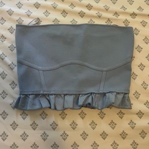 Zara strapless crop top